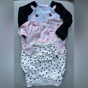 Bundle Girls Sweatshirts size 4. Three different sweatshirts